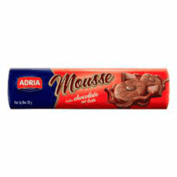 Biscoito Recheio Mousse Chocolate Ao Leite Adria