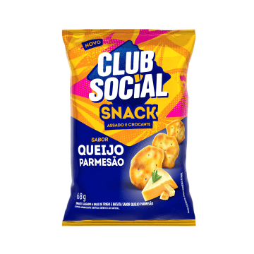 Salgadinho queijo parmesão Club Social