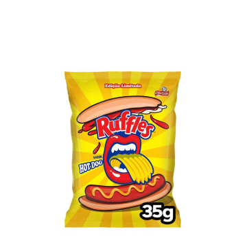 Batata Ruffles lanchonete sabor hotdog 35g