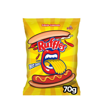 Batata Ruffles lanchonete sabor hotdog