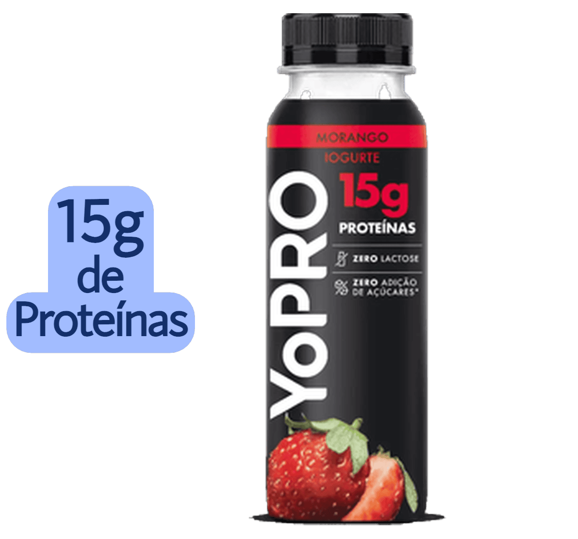 Bebida proteica de Morango 15G de Proteína YoPro 