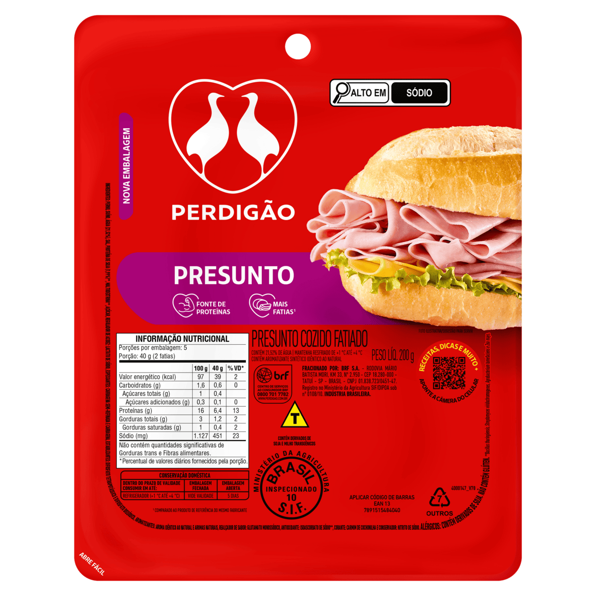 Presunto Fatiado Perdigão