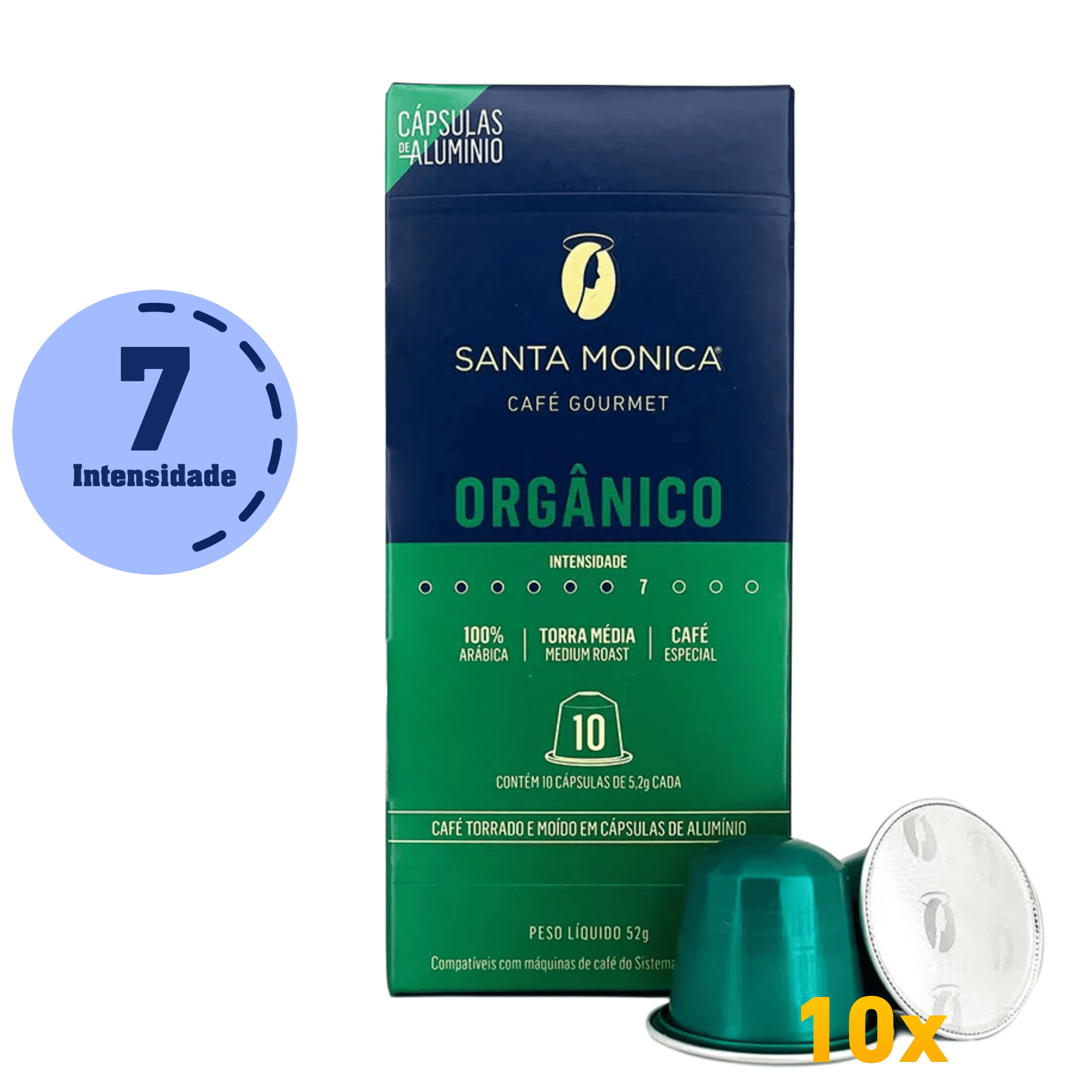 Café em Cápsula Orgânico Gourmet Santa Mônica