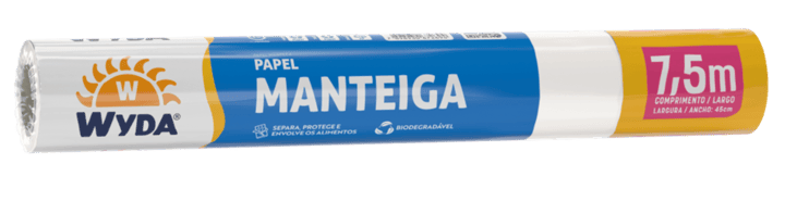 PAPEL MANTEIGA WYDA 7,5 CM X 29M