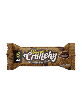Barra de Cereal Vegan Crunchy sabor Caramelo e Cacau Bio2