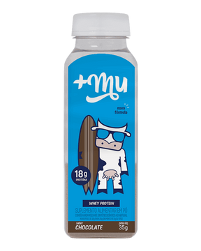 Whey Concentrado sabor Chocolate Garrafinha +Mu