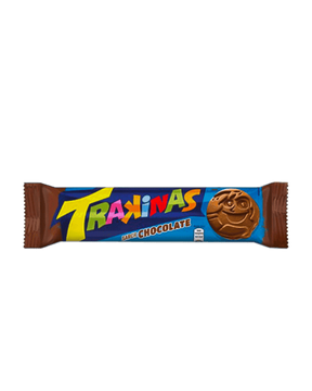 Biscoito Recheado de Chocolate Trakinas
