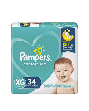Fralda Confort Sec XG Pampers