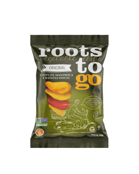 Chips Mandioca e Batata-Doce Original Roots To Go
