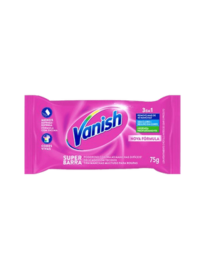 Tira Manchas em Barra Vanish 75g para roupas coloridas