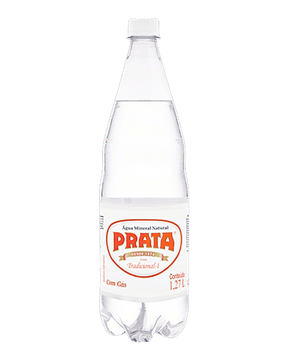 Água com gás Prata