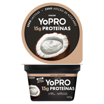 Iogurte de coco 15g High Protein YoPRO Danone