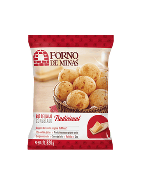 Pão de Queijo Congelado Tradicional Forno de Minas