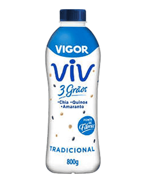 Iogurte 3 Grãos Tradicional Líquido Vigor Viv