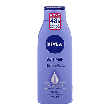 Hidratante soft milk Nivea 400ml