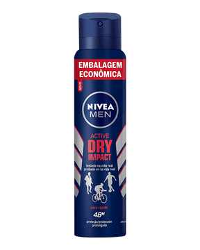 Desodorante Aerossol Nivea Men Active Dry Masculino