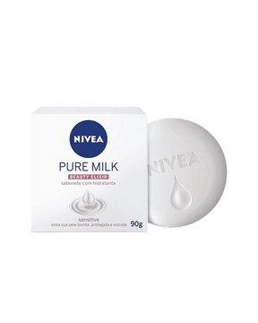 Sabonete Em Barra Nivea Pure Milk Sensitive