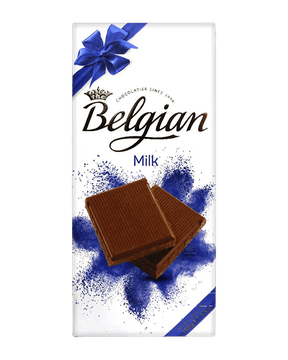 Barra de chocolate Belgian milk