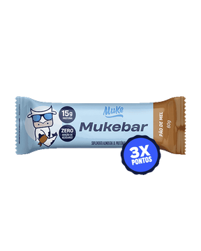 Barra de Proteina Mukebar sabor Pão de Mel Mukebar