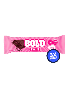 Barra de Proteína Trufa de Morango Bold Thin