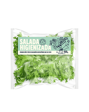 Alface frisée higienizada Daki
