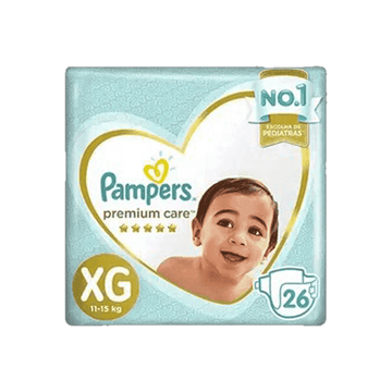 Fralda Premium Care XG Pampers