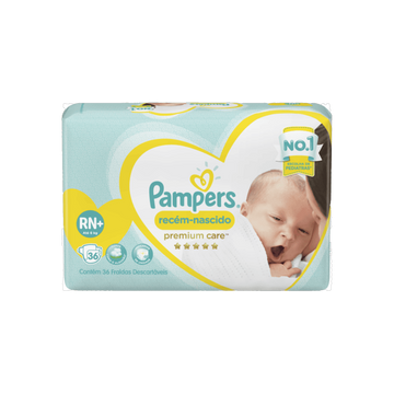 Fralda Premium Care Rn+ Pampers