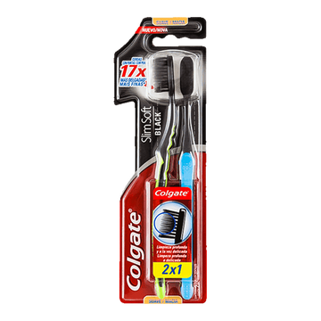 Escova Dental Slim Soft Black Colgate