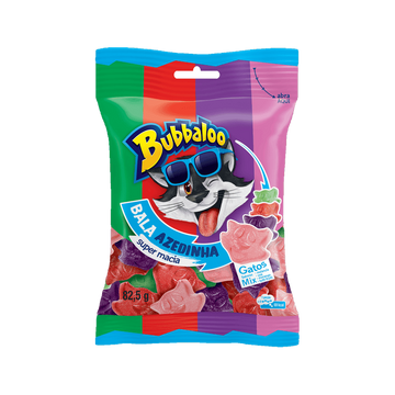 Bala Sortida Azedinha Gatos Bubbaloo