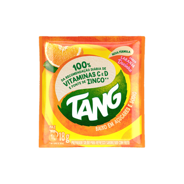 Refresco em Pó Laranja Docinha Tang