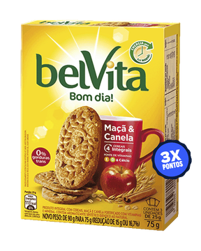 Biscoito Integral Maçã & Canela Belvita