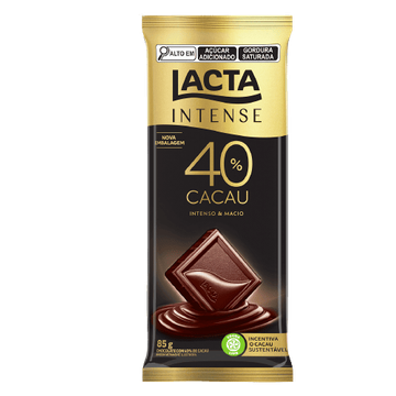 Chocolate 40% Cacau Intense Lacta