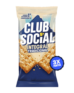 Biscoito Integral Club Social