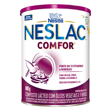 Composto Lácteo com Óleos Vegetais e Fibras Comfor Neslac Lata