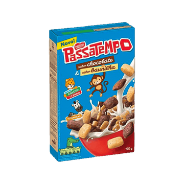 Cereal Matinal Chocolate e Baunilha Passatempo Nestlé