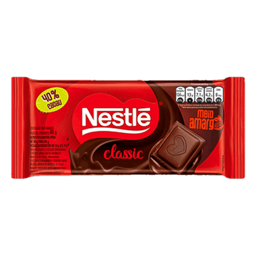 Chocolate Classic Meio Amargo Nestlé