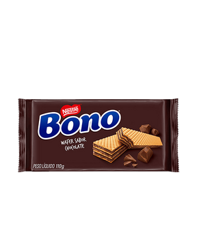 Biscoito Wafer Recheio Chocolate Bono