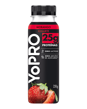 Bebida láctea sabor morango YoPRO 25g High Protein Danone