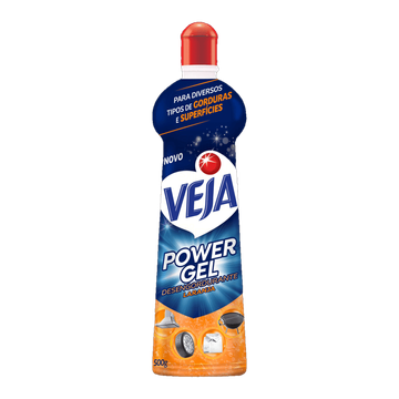 Limpador Desengordurante Laranja Power Gel Squeeze Veja 500g