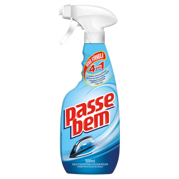 Facilitador Spray de Passar Roupas Passe Bem 4 em 1