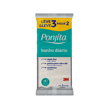 Esponja Banho Diário Ponjita