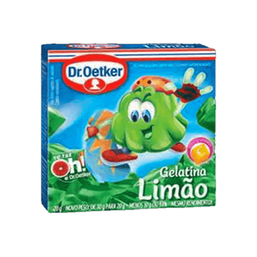 Gelatina em Pó sabor Limão Dr. Oetker