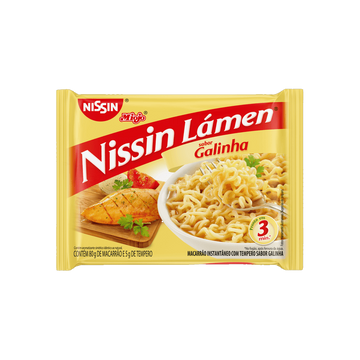 Miojo sabor Galinha Nissin Lámen