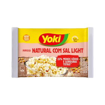 Pipoca Premium Natural com Sal Yoki