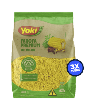 Farofa de Milho Temperada Premium Yoki