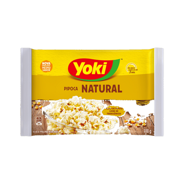 Pipoca Para Micro-Ondas Natural Yoki