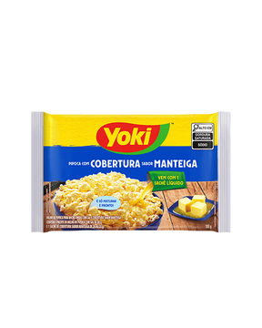 Pipoca para micro-ondas c/ sal cobertura de manteiga Yoki