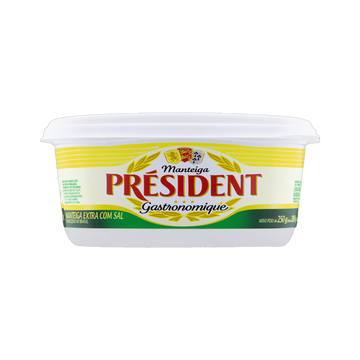 Manteiga Extra com Sal Président