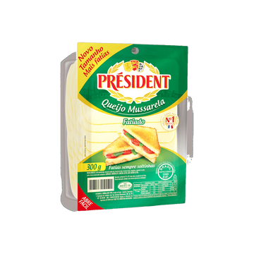 Queijo Mussarela Fatiado Président