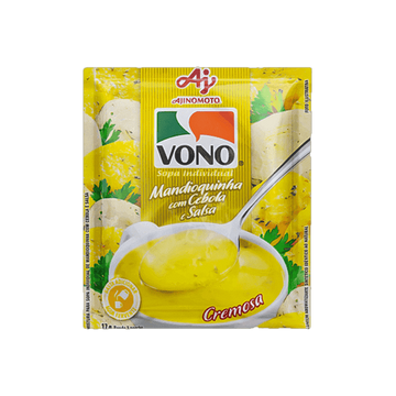 Sopa sabor Mandioquinha com Cebola e Salsa Vono